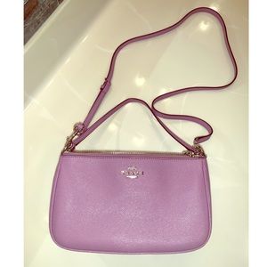 Coach F25591 Top Handle Crossbody Bag in Lilac